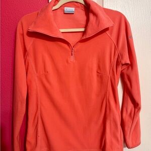 Columbia Bright Coral Half-Zip Fleece